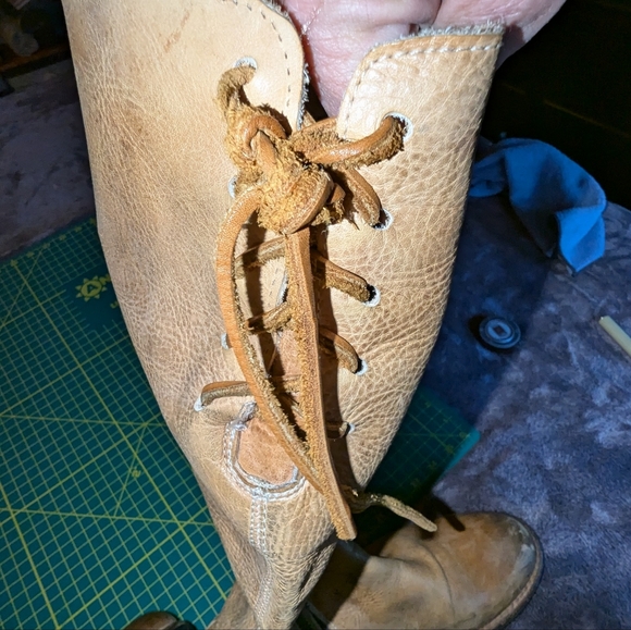 Beautiful Bed Stu boho boots wide calf, size 10, tan - Picture 4 of 7